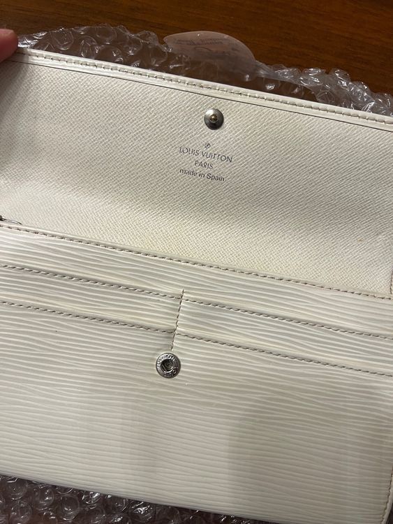 Louis Vuitton Portafogli: Louis Vuitton Sarah Wallet - Epi Leder - weiss – Usato da Oensingen venduto da TheBaggyClub 2