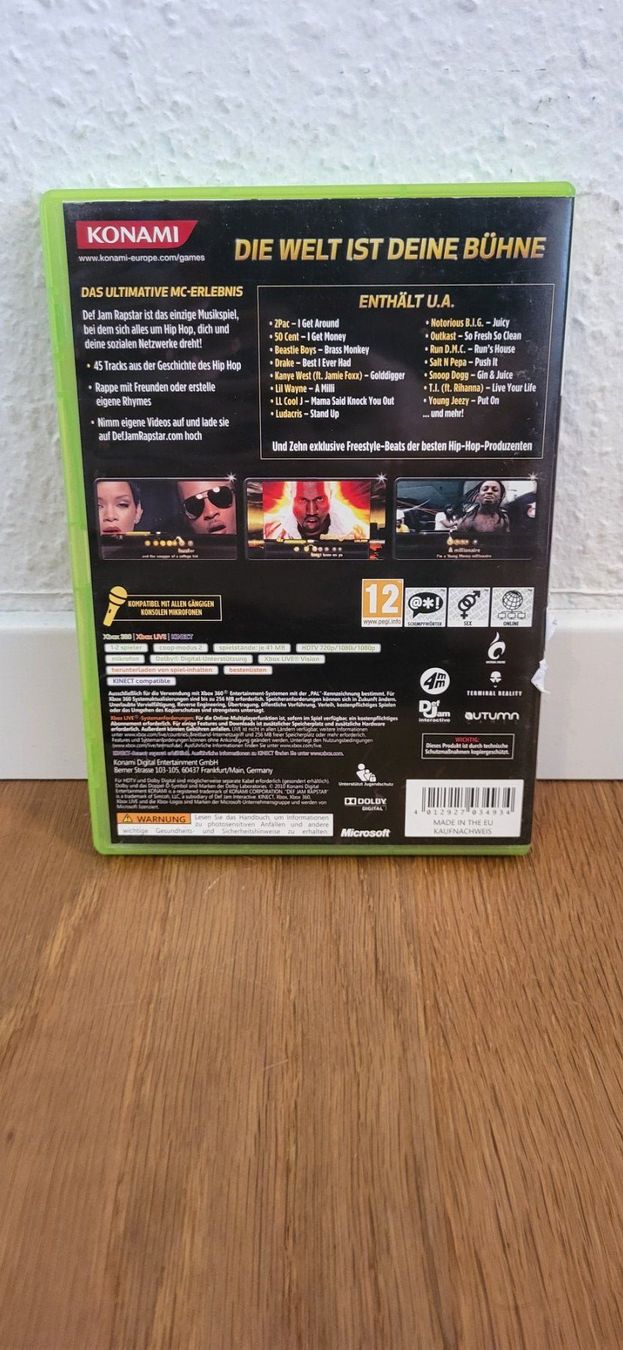 Microsoft Giochi: Xbox 360 - Def Jam Rapstar – Usato da Münsingen venduto da DigitaleSpielecke 1