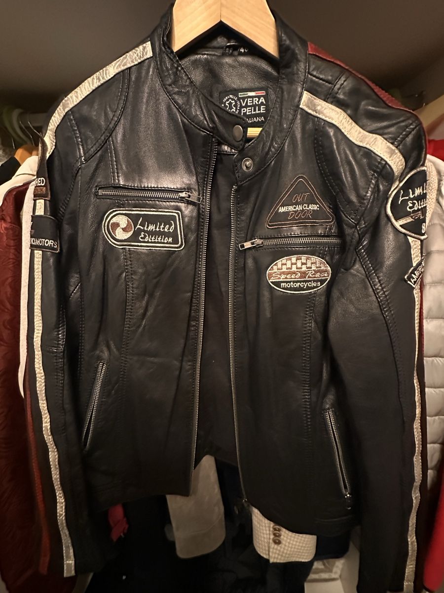 Vera Pelle Giacche: Leather Jacke Vera Pelle Gr.46 – Usato da Nesselnbach venduto da Vig0_al 1