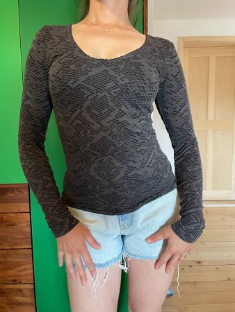 Wolford Langarmshirt, Grau, Grösse S