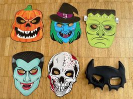 neue Halloween / Fasnachtsmasken