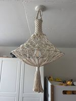 Boho Lampe aus Strick
