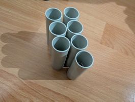 7 x Steckmuffe M20 für Installationsrohr grau