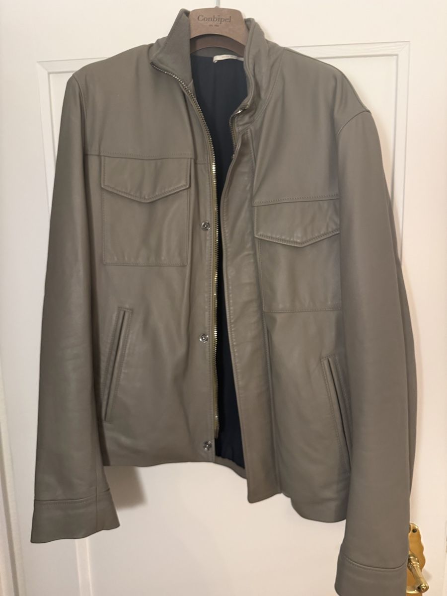 Corneliani Giacche: Lederjacke aus Lammleder Corneliani Grösse 48 – Usato da Zürich venduto da Glamour2019 1