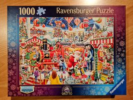 Neu Puzzle Weihnachten "Santa's Tain"