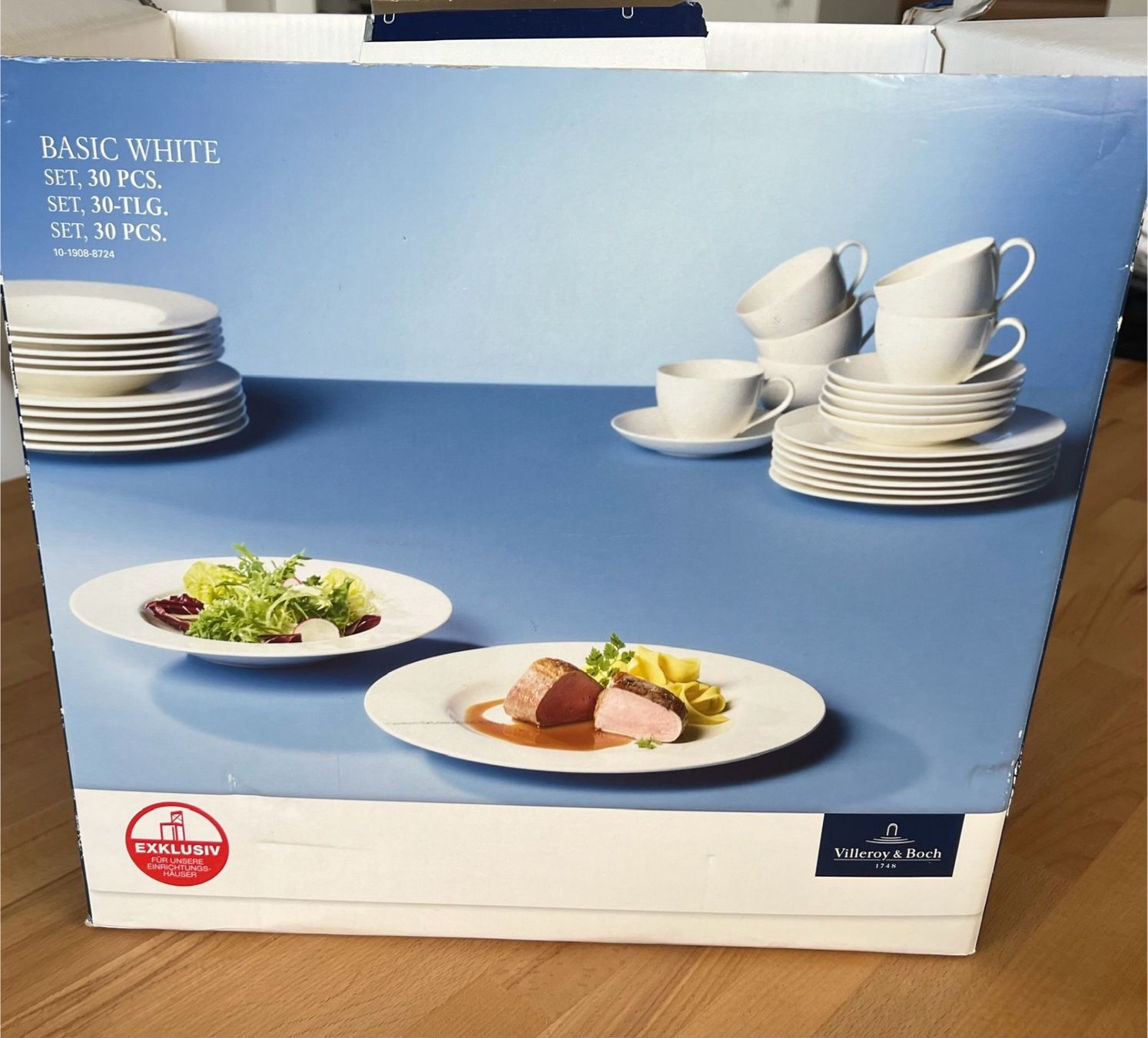 Villeroy & Boch Geschirrsets: Basic White Villeroy & Boch Geschirr Set – Gebraucht aus Herisau von Nimsajg