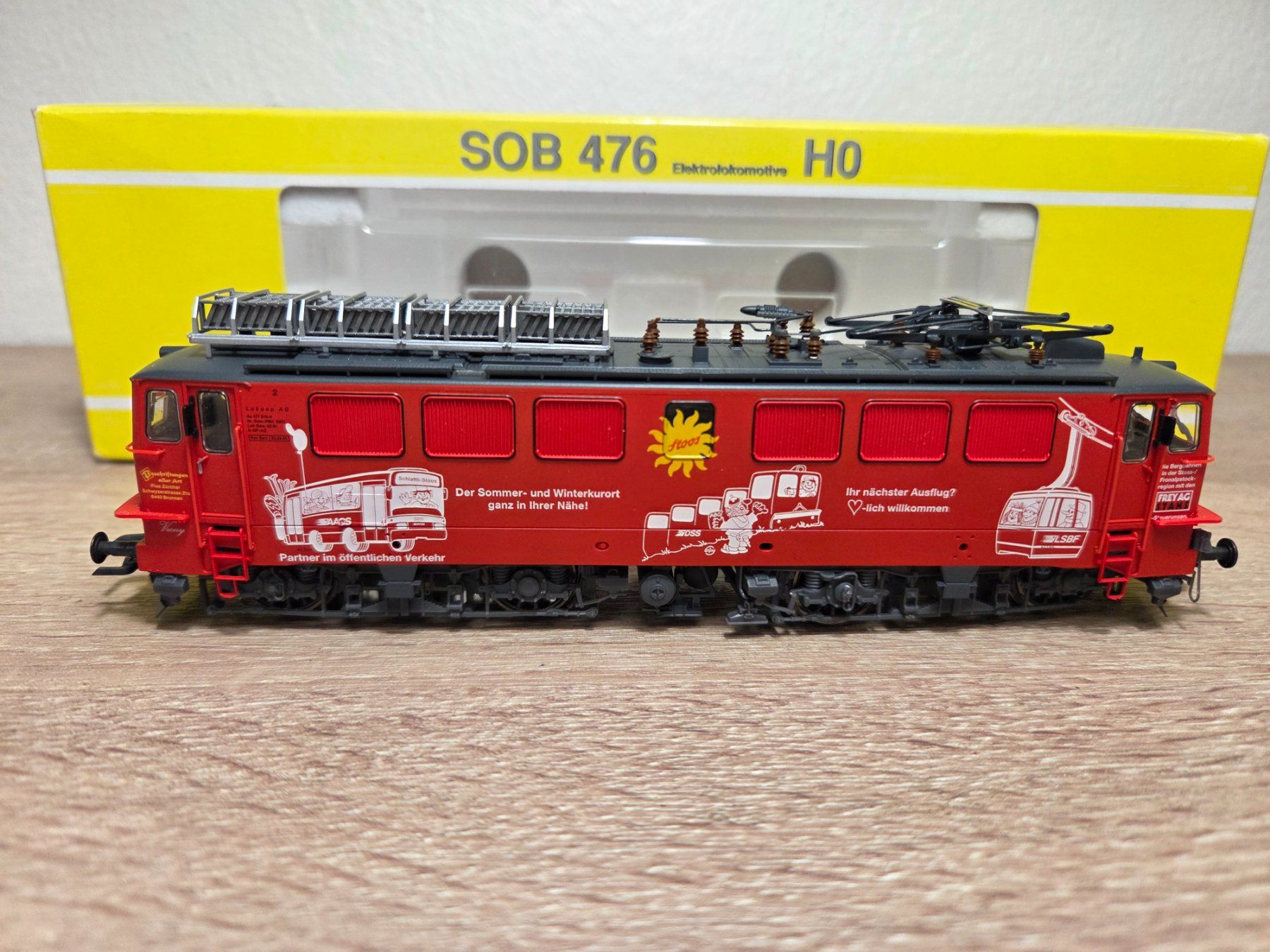 Brawa Modellini di ferrovie: Brawa 0235 E-Lok BR 476 SOB Digital H0 – Usato da St-Aubin-Sauges venduto da Lo_Go 1