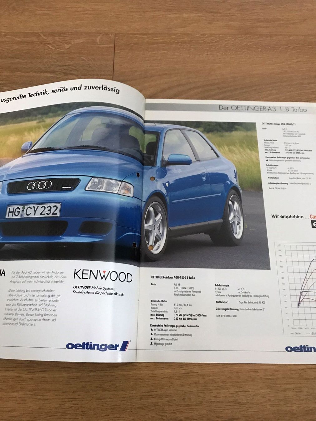 Audi Documenti: Audi A3 Oettinger 1997 – Usato da Freienstein venduto da Golfbueb 1