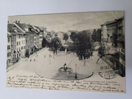 Alte Ansichtskarte Winterthur Kasernenstrasse gelaufen Box1