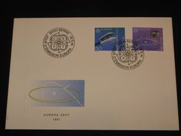 Werbemarken Europa FDC 1991 Nr. 812-813