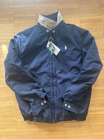 Polo Ralph Lauren Menson Harrington Jacke Navy Size L NEU 