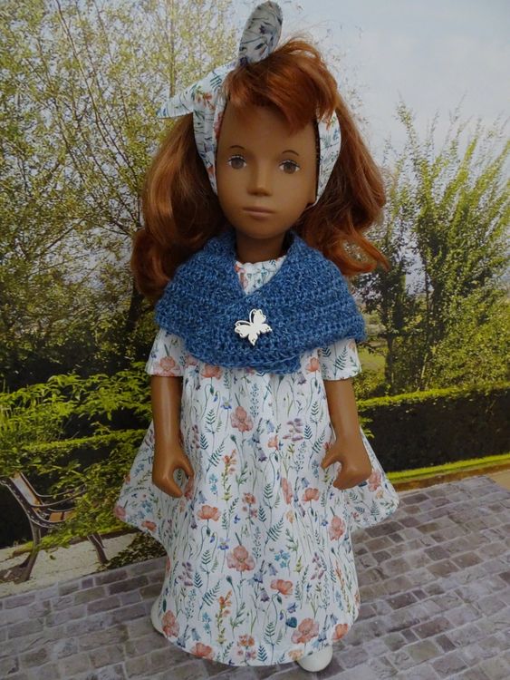 Puppenkleider Set 1/3 - Charmantes Abendkleid Mit Hut & Strümpfen Für 60cm Puppen