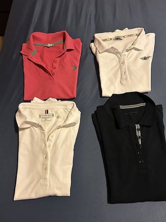 4 Damen Poloshirt Gr. M
