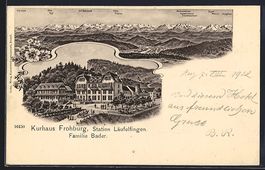 Litho Trimbach /SO, Kurhaus Frohburg von