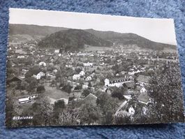 Gränichen,AG,Foto,1939,Dorf,alte Bauernhäuser,Trafohäuschen