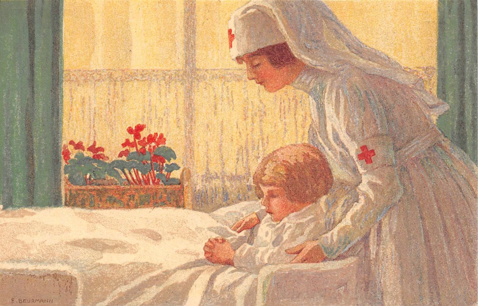 Alle Briefmarken: Bundesfeierkarte 1921, Krankenpflegerin – Gebraucht aus Ottikon b.Kemptth. von Neptun1974