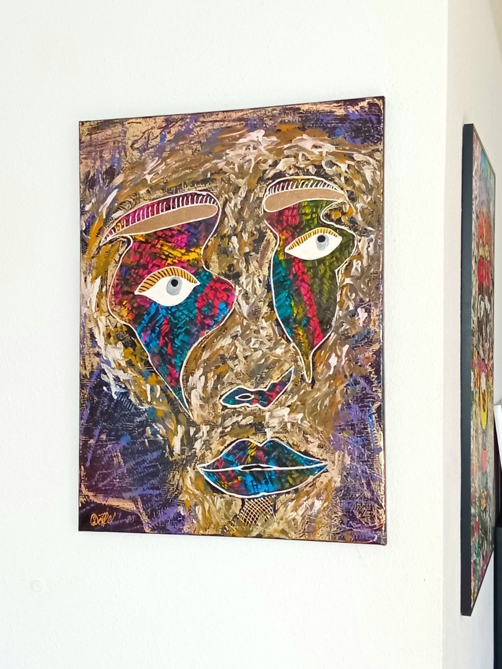 Dipinti: Acryl Gemälde Portrait Kunst Unikat – Usato da Pratteln venduto da mal_8lly 1