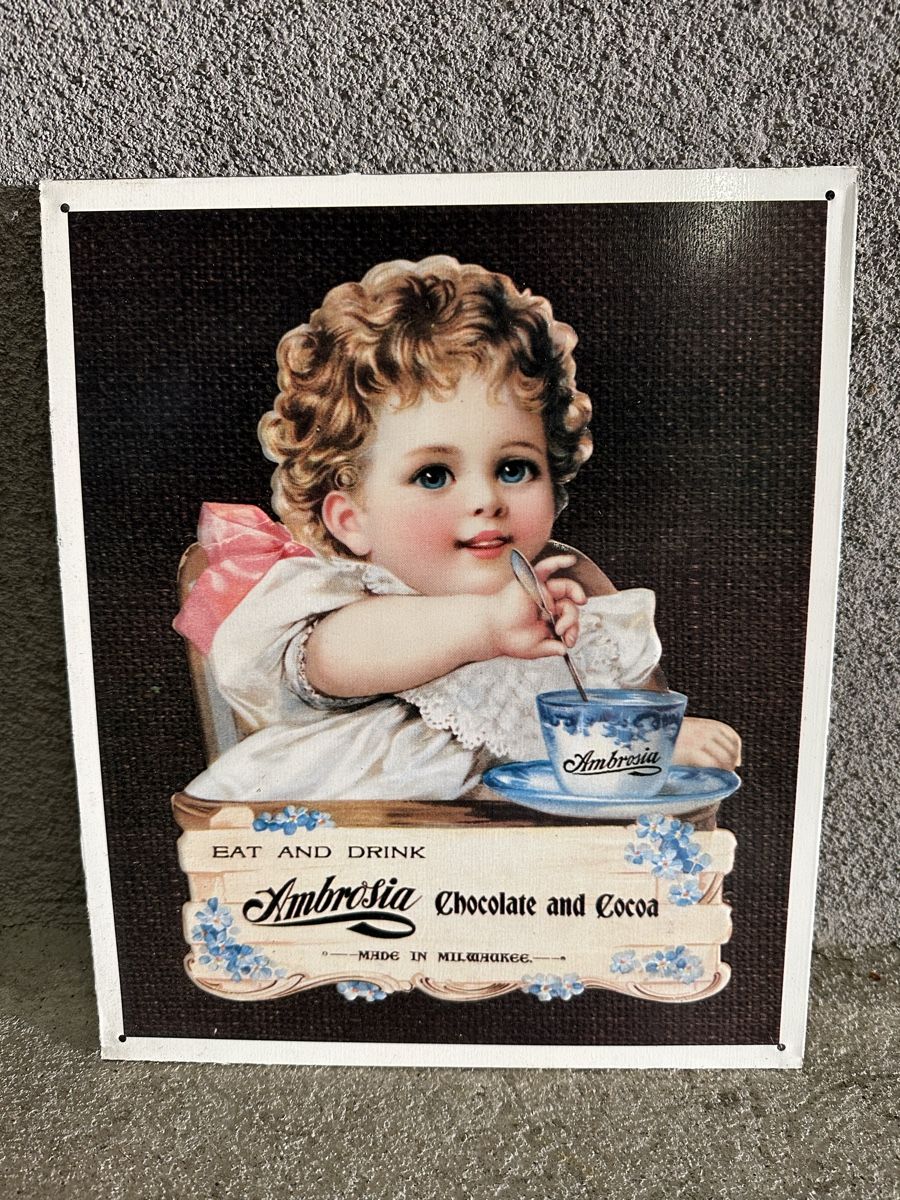 Insegne: Ambrosia Werbung Reklame  – Usato da Reinach AG venduto da rares75