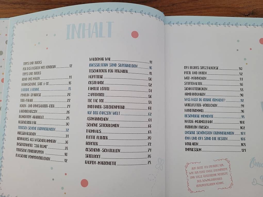 Libri: Das Oma und Opa Bastelbuch – Nuovo (secondo la descrizione) da Boll venduto da eva_gs8n 2