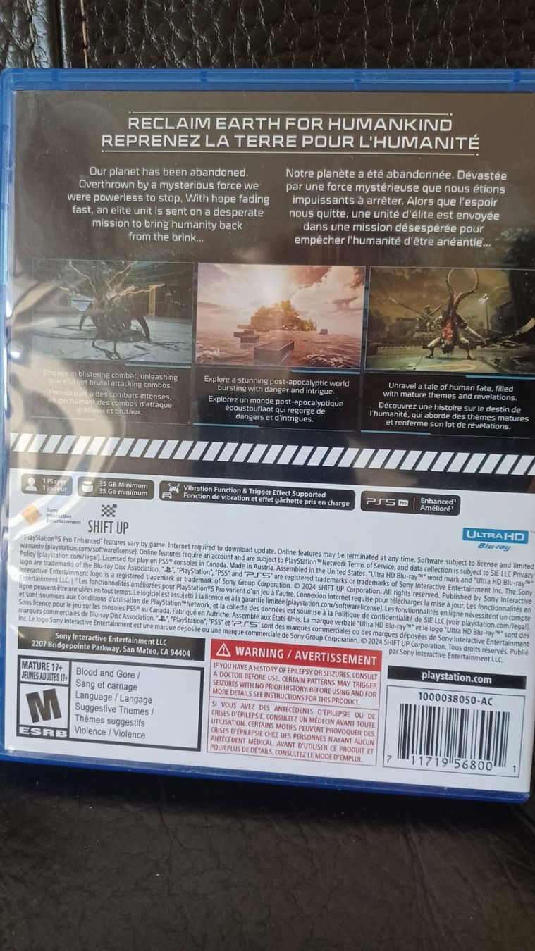 Jeux: PS5 "Stellar Blade" – D'occasion à Zürich par Dossenbach513 1