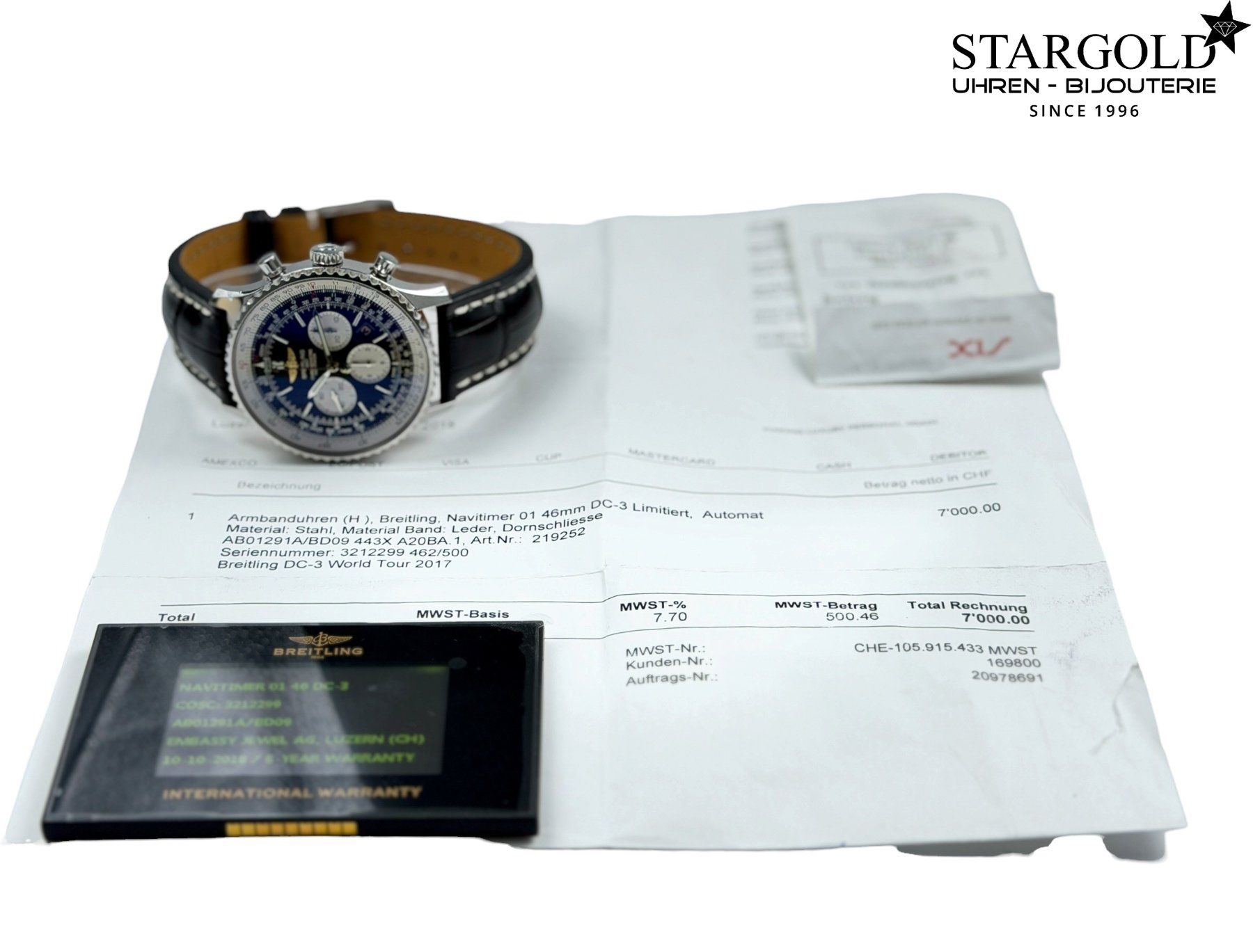 Breitling Montres: Breitling Navitimer B01 46 - AB01291A – D'occasion à Zürich par Stargold-Uhren 8