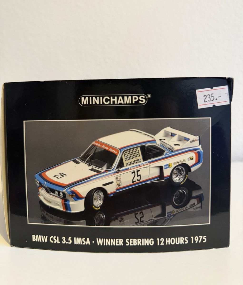 Minichamps Modellini d'auto: MINICHAMPS 1:18 BMW CSL 3.5 – Nuovo (secondo la descrizione) da Däniken SO venduto da hasenpfote.