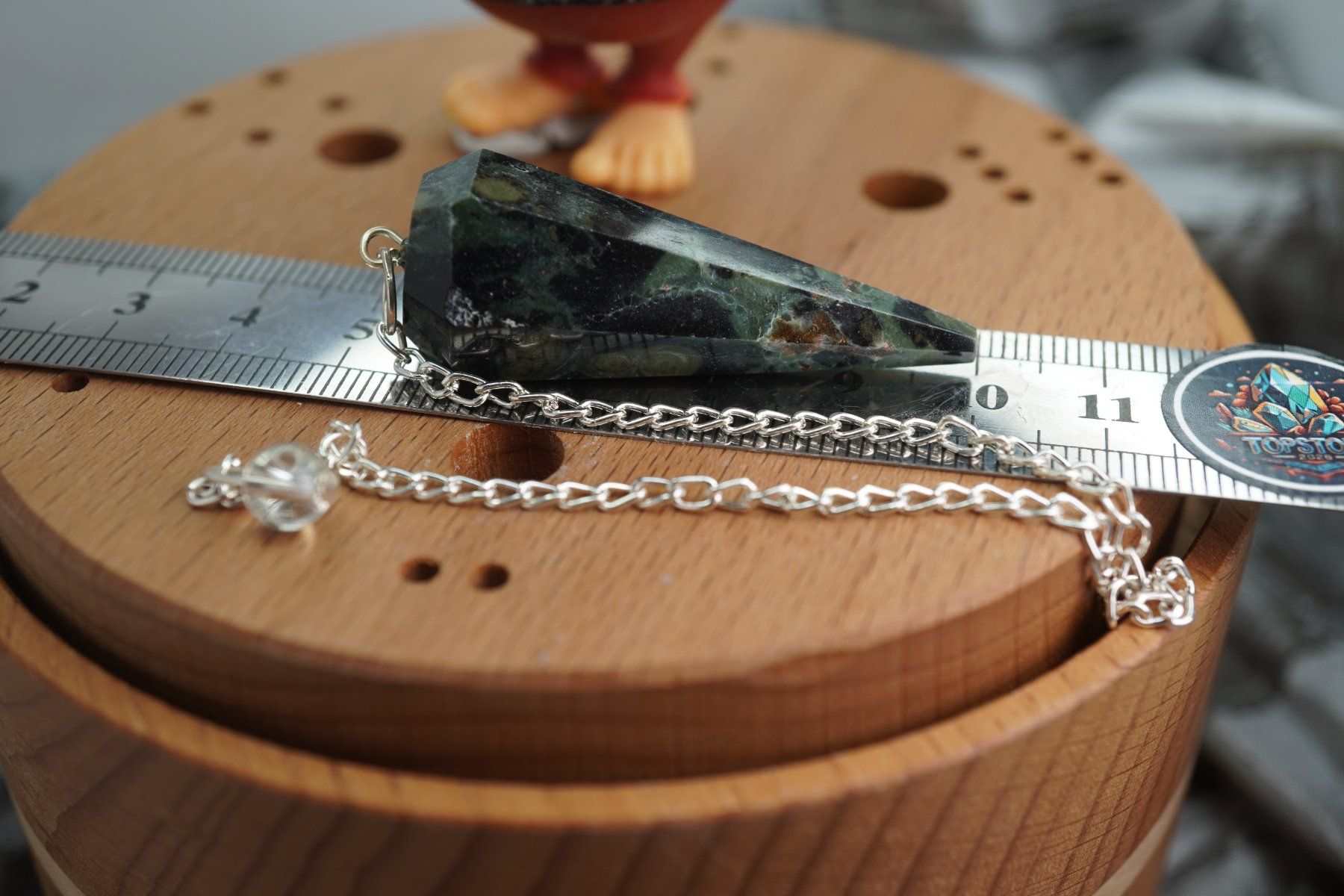 Minerali & Pietre curative: Kambaba Jasper    Pendel       Ab 1.-(1) – Nuovo e nell'imballaggio originale da Eschenbach SG venduto da topstone 5