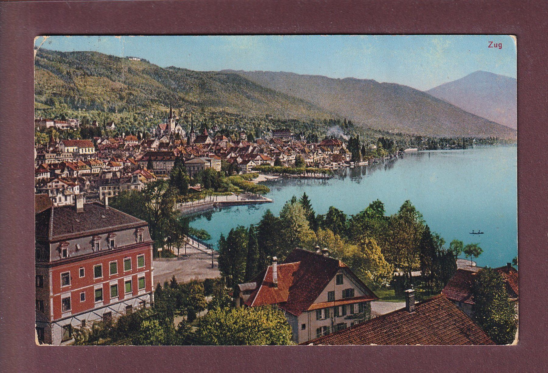Cartoline postali: ZUG // Falte // – Usato da Pully venduto da nicecards