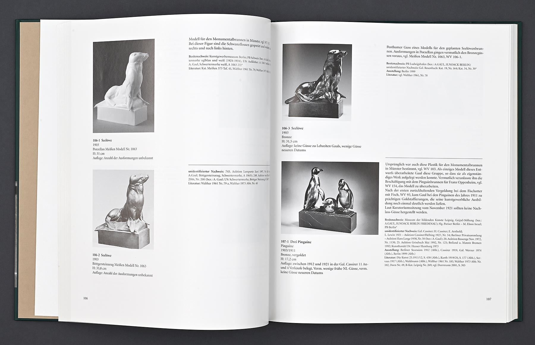 Libri: Kunstbuch: Monographie Bildhauer August Gaul, rar – Usato da Bern venduto da chamunda 3