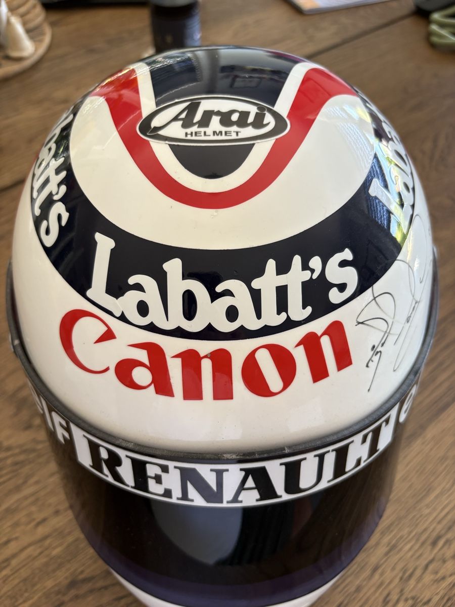 Arai Sonstiges zum Sammeln & Seltenes: Signed Autographed Nigel Mansell 1992 Full Size Helmet – Gebraucht aus Allaman von Bertie555 5