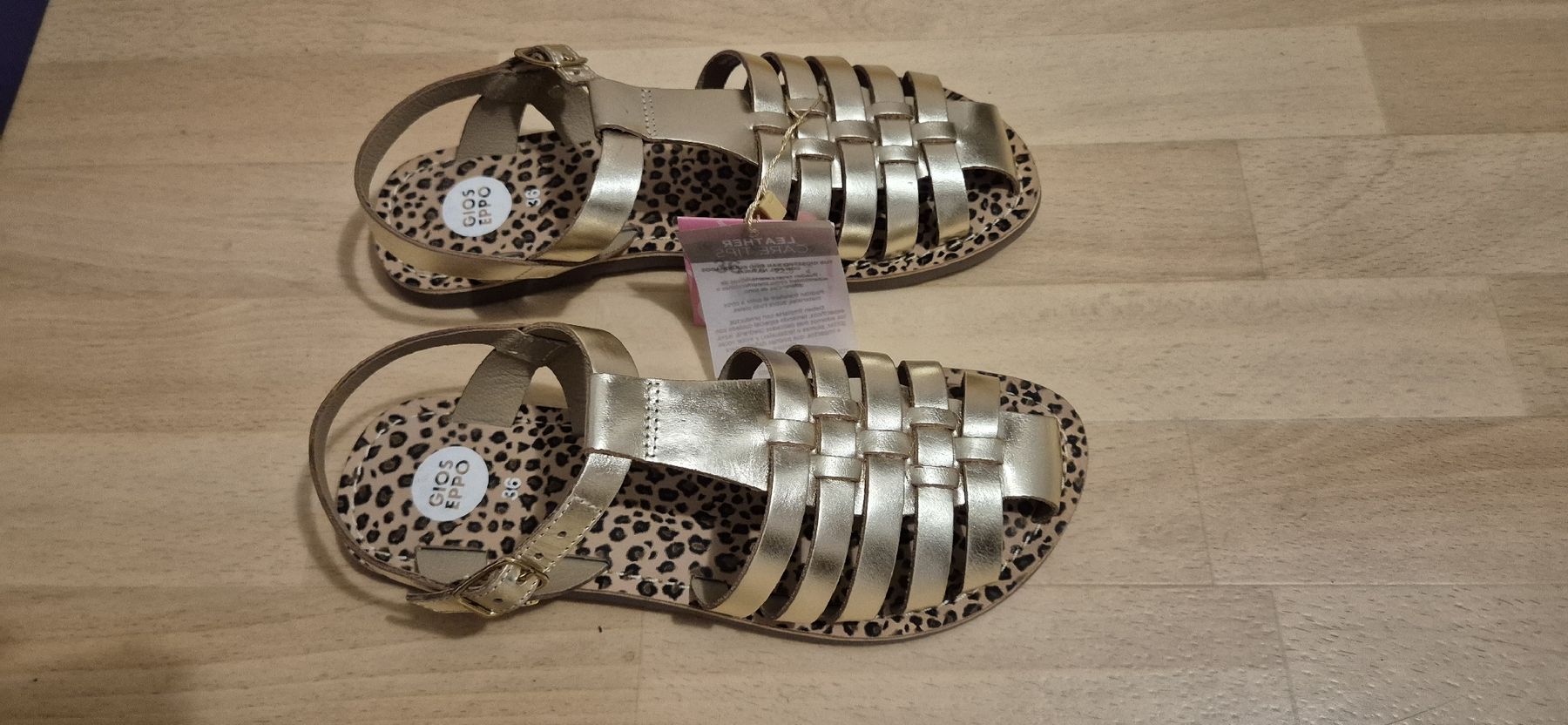 Scarpe per ragazze: Gios Eppo Sandalen, Gold – Nuovo e nell'imballaggio originale da Schwyz venduto da Vesparider01 1