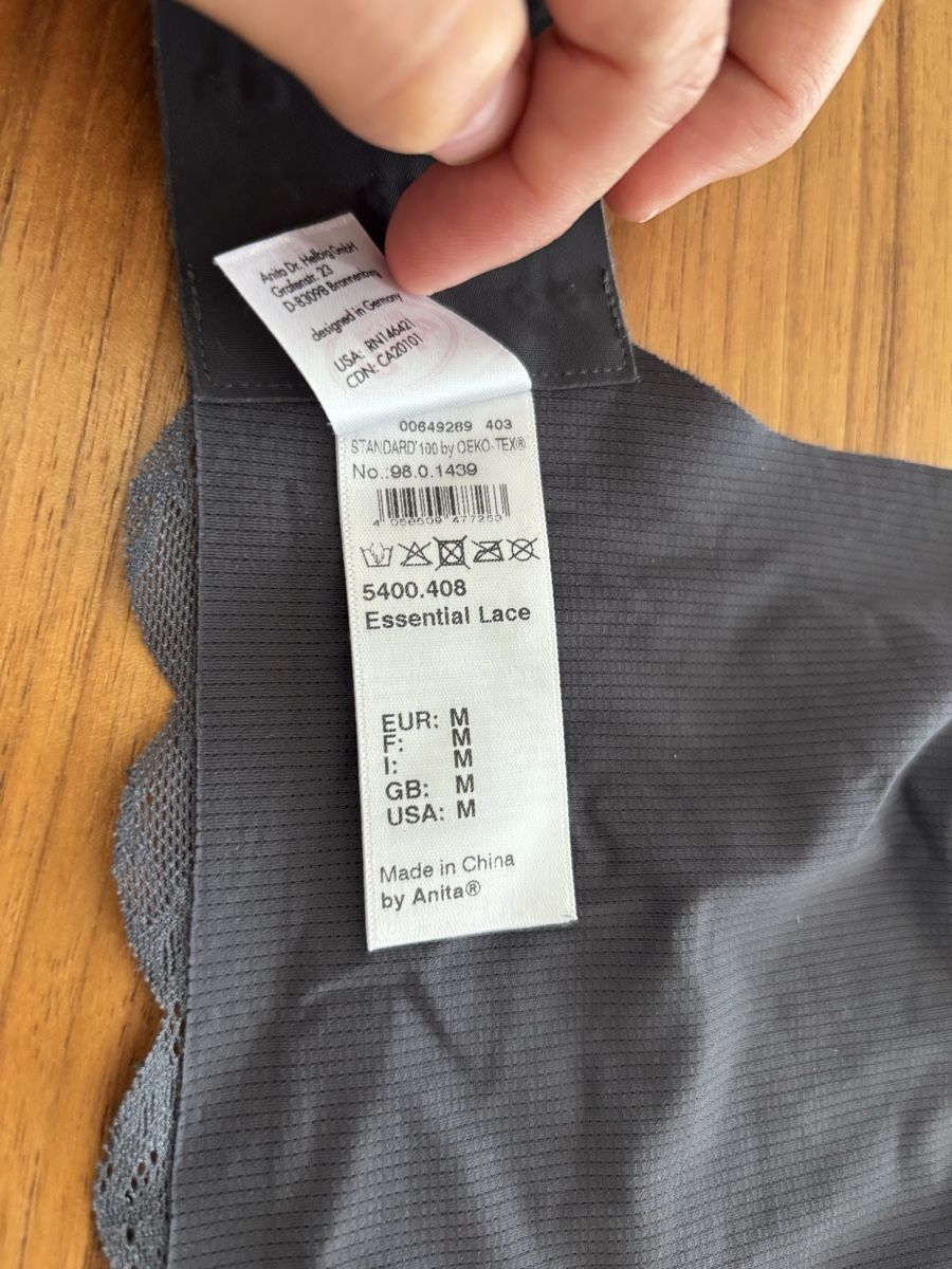 Altra biancheria intima: BH Anita Essential Lace Grau Grösse M – Usato da Kestenholz venduto da marina_w01 3