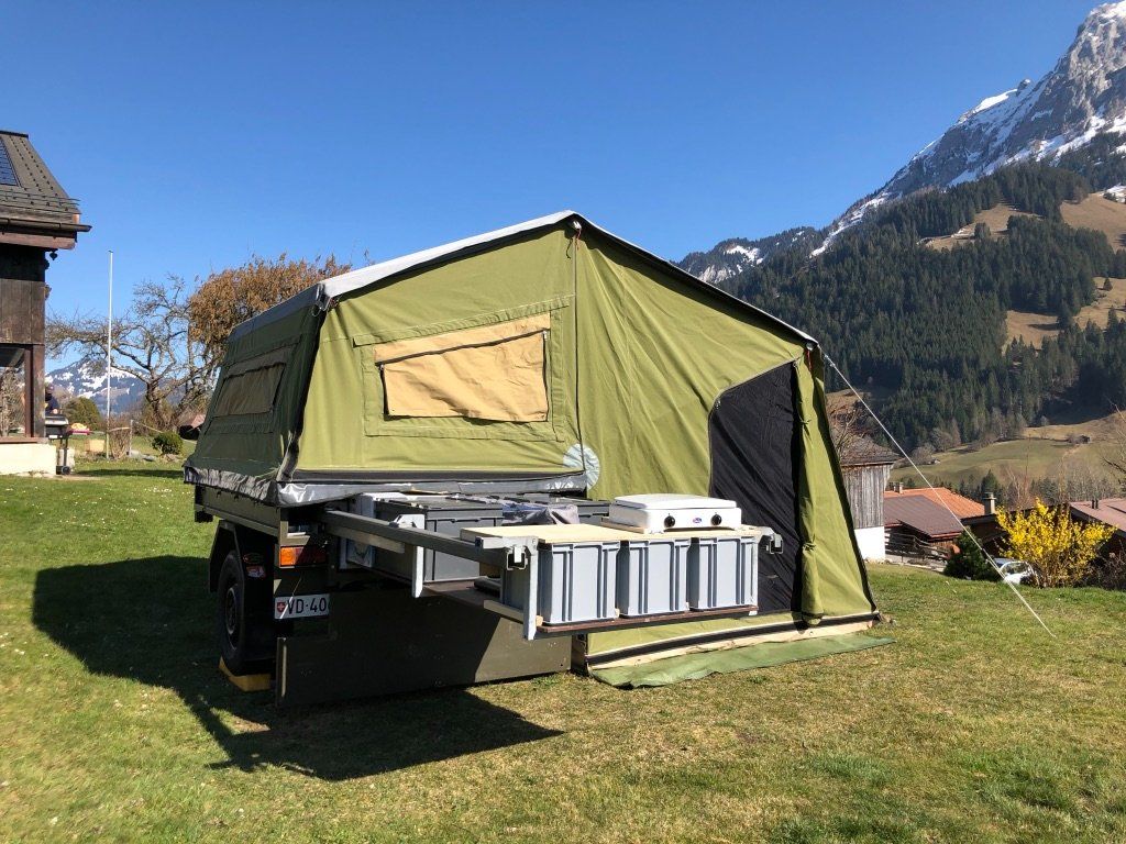 Zbinden Rimorchi: Camping Anhänger Gordi Gear – Usato da Flendruz venduto da lugette 1