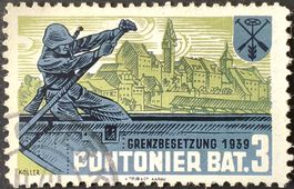 Soldatenmarken 2.WK, Pontonier Batallion 3, Wi Pont 27