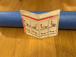 Faszienrolle Powrx blau mit Trainingsanleitung gebraucht