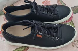 Ledersneaker Ecco schwarz Gr. 39