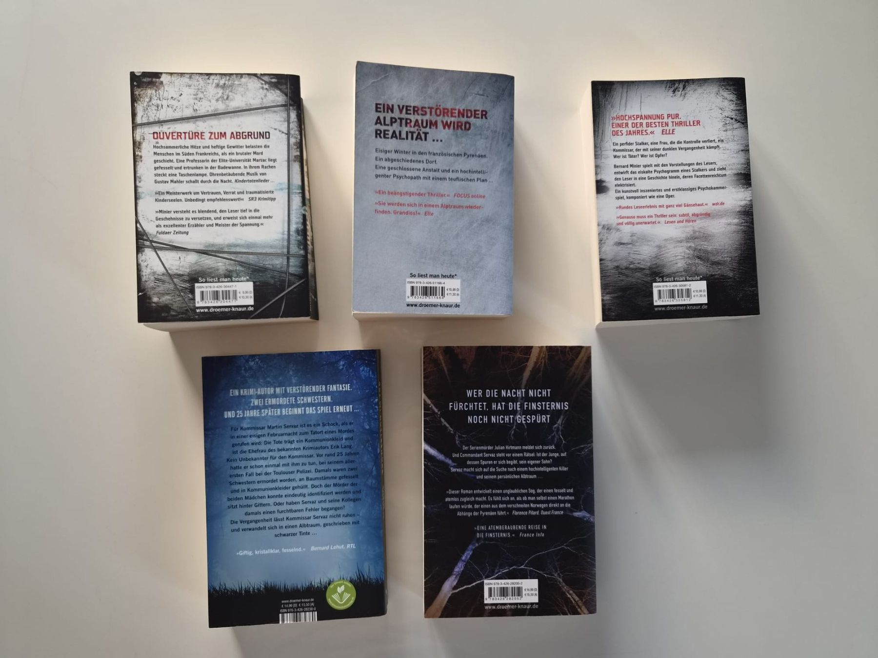 Bücher: 5x Bernard Minier Thriller – Gebraucht aus Amriswil von Alfaromeo007 1