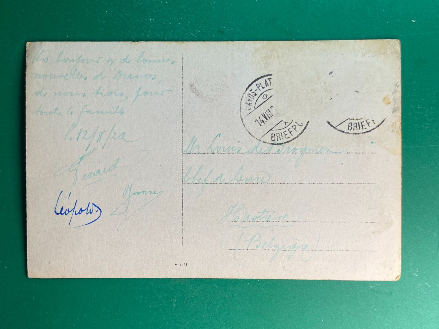 Cartes postales: Davos-Dorf – D'occasion à Steg VS par danwer74 1