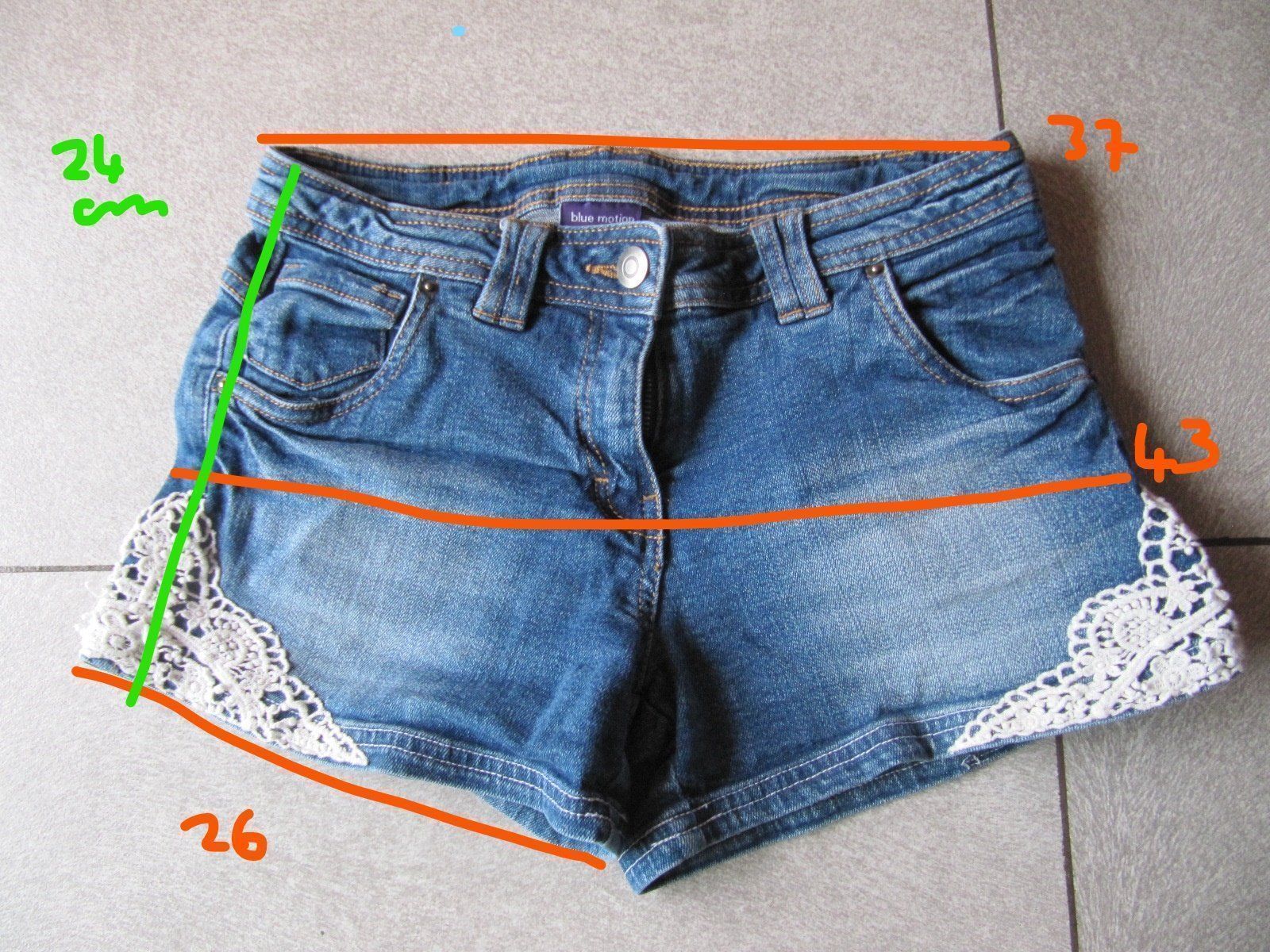 Jeans: Short Jeans BLUE MOTION Gr. 34‪ – Neu (gemäss Beschreibung) aus Arbedo von nadia1973 2