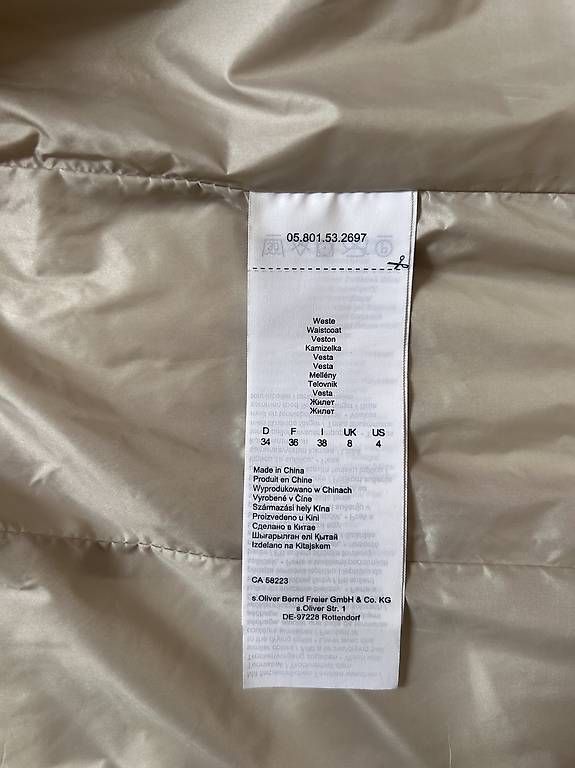 Gilets & Westen: Rosa Daunengilet s.Oliver Grösse 34 – Gebraucht aus Weinfelden von tan_xn5p 2