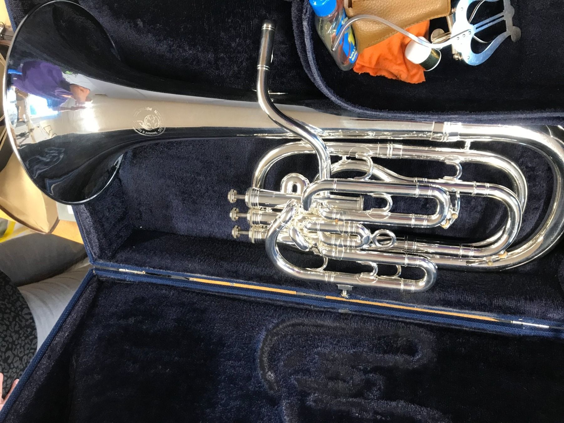 Besson Strumenti musicali: Tenorhorn Sovereign mit Koffer – Usato da Trimbach venduto da Danius 1