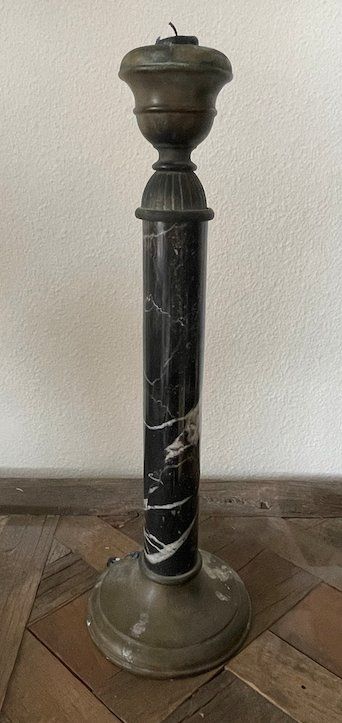 Portacandele: Marmor-Kerzenständer - historistischer Stil, ca: 50cm – Usato da Zürich venduto da fashion_queen_zueri