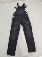 Schwarze Jeans-Latzhose, Gr. 104 / Nr. 276