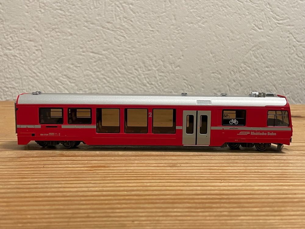 Bemo Modelleisenbahnen: BEMO Neva Retica 1754 mit neuem Wagenboden – Neu (gemäss Beschreibung) aus St. Gallen von Modell1zu87 2