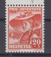 Variété Pro Juventute 91.2.01 neuf** (100.--)