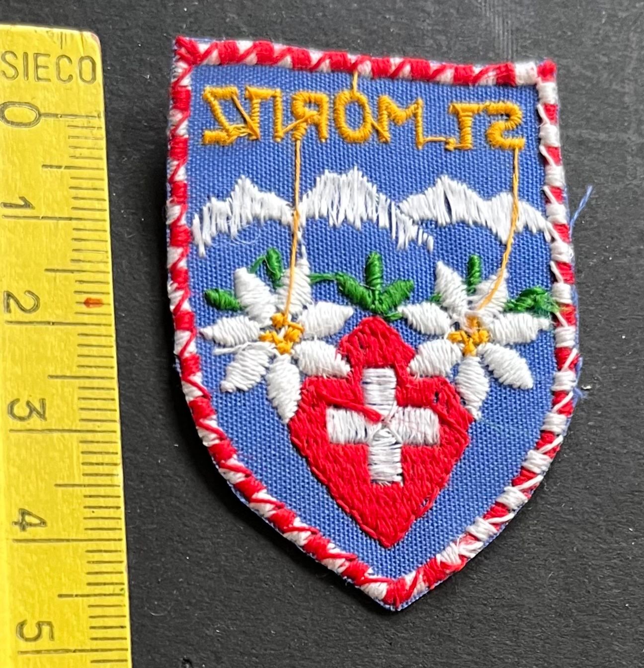 Patches: St. Moritz / Aufnäher vintage – Gebraucht aus Ostermundigen von DaxKarten-75 1
