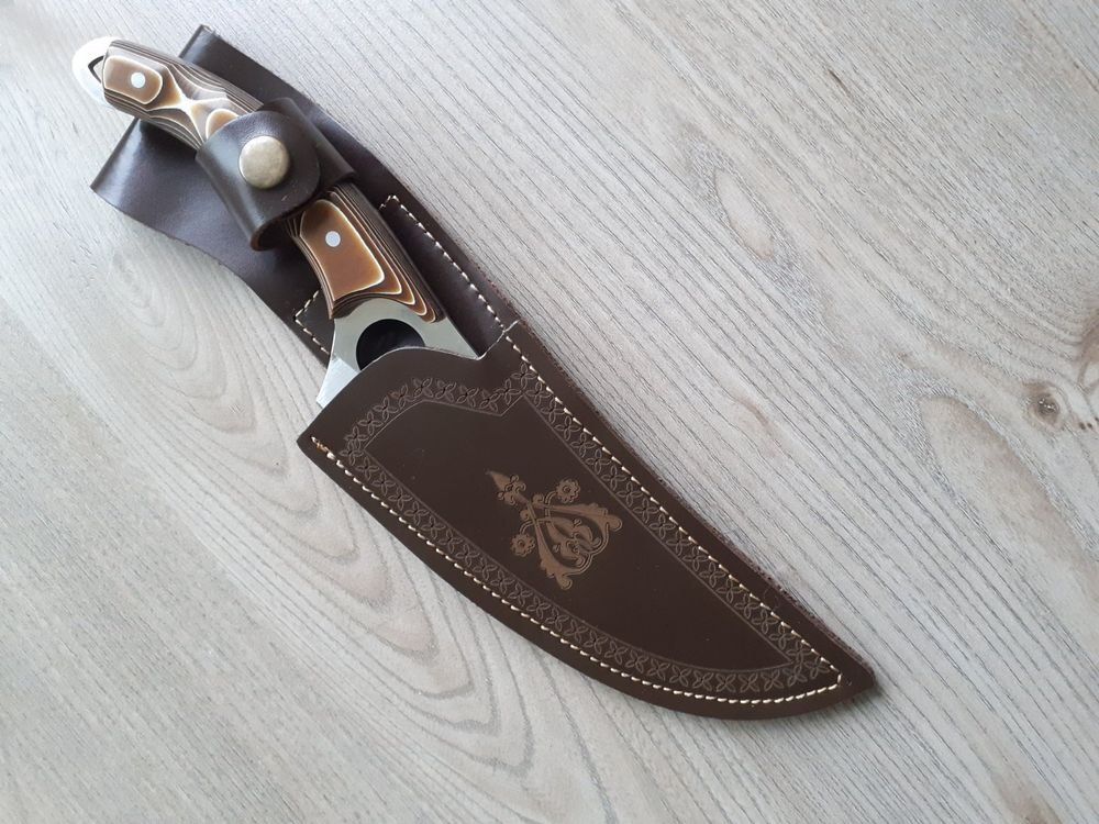 Coltelli da cucina: Handmade Chef-Küchenfleisch-Campingmesser – Nuovo e nell'imballaggio originale da Oberentfelden venduto da sch_8bt6 2
