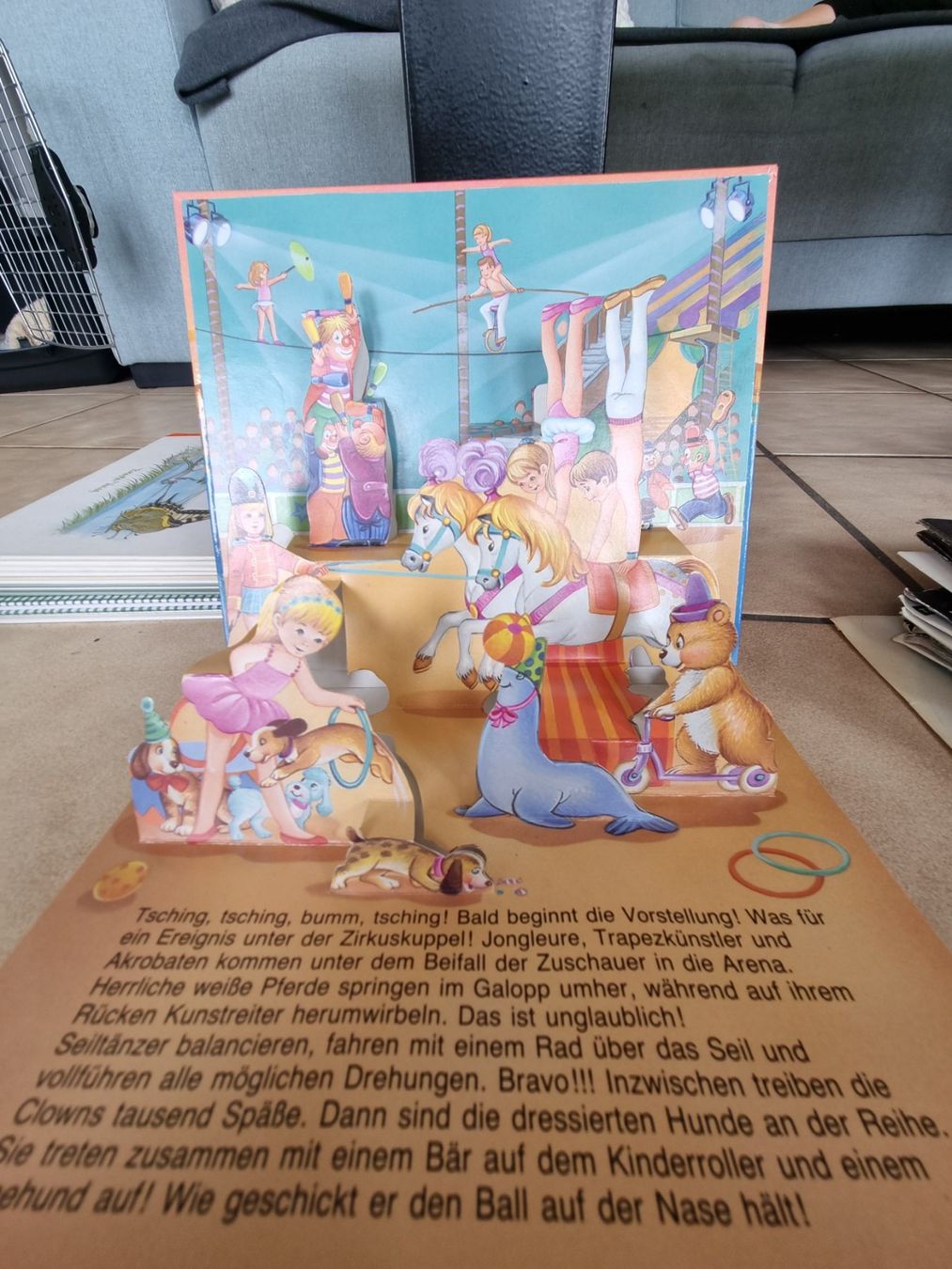 Libri: Altes Pop up Kinderkurs Zirkus – Usato da Beckenried venduto da lou_two 1