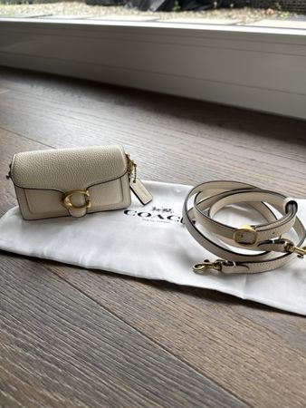 Coach Tabby Bag - Cream Pebble Leather - Excellent Condition