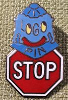 O976 - Pin Basler Polizei Logo Pin Stop